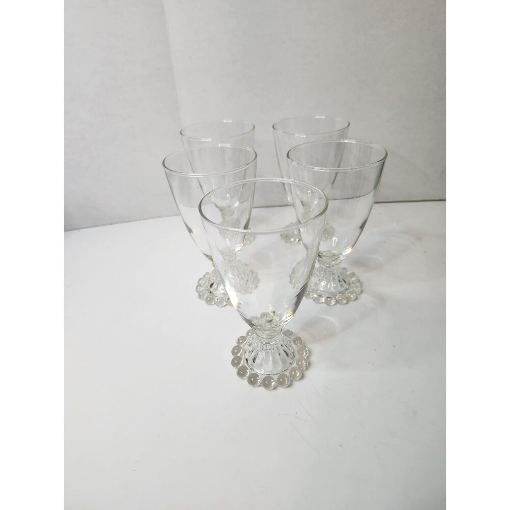 Vintage Anchor Hocking Boopie Juice/Wine glasses / set of 5